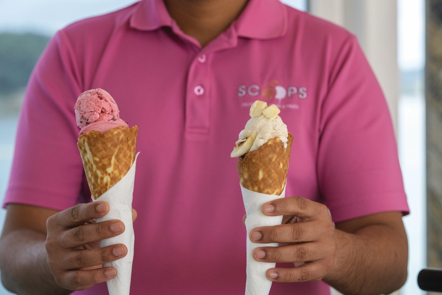 Marella Cruises Marella Explorer 2 Scoops Ice Creams In Hands ©Ben Waller.jpg